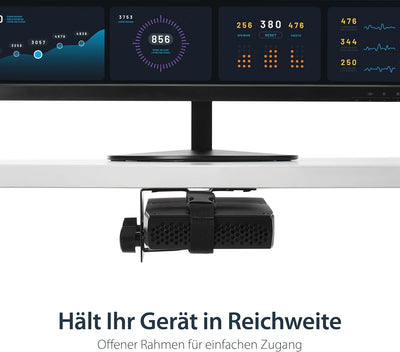 StarTech.com Thin Client Halterung - VESA - Thin Client PC Monitor Halterung - Intel NUC oder Mac Mi