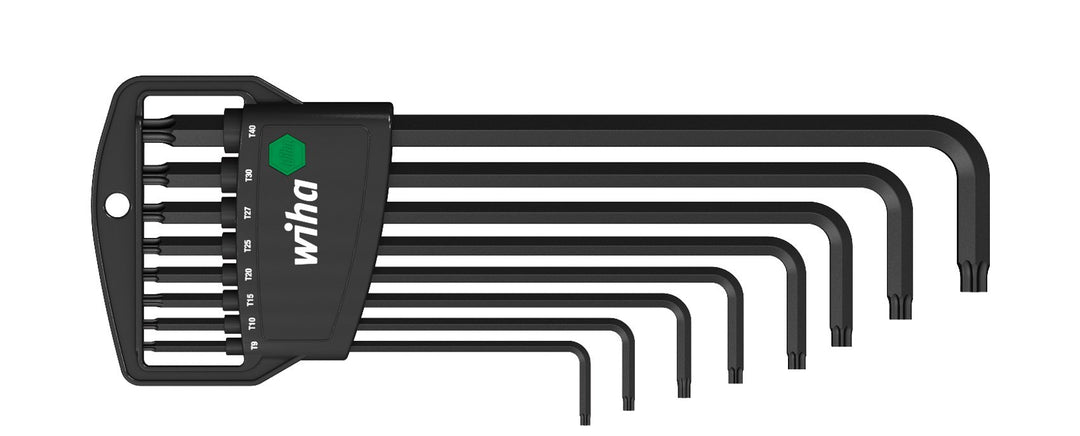 Wiha Juego de llaves Allen en soporte Classic TORX® MagicSpring® con cabeza esférica, de 9 unid., ac