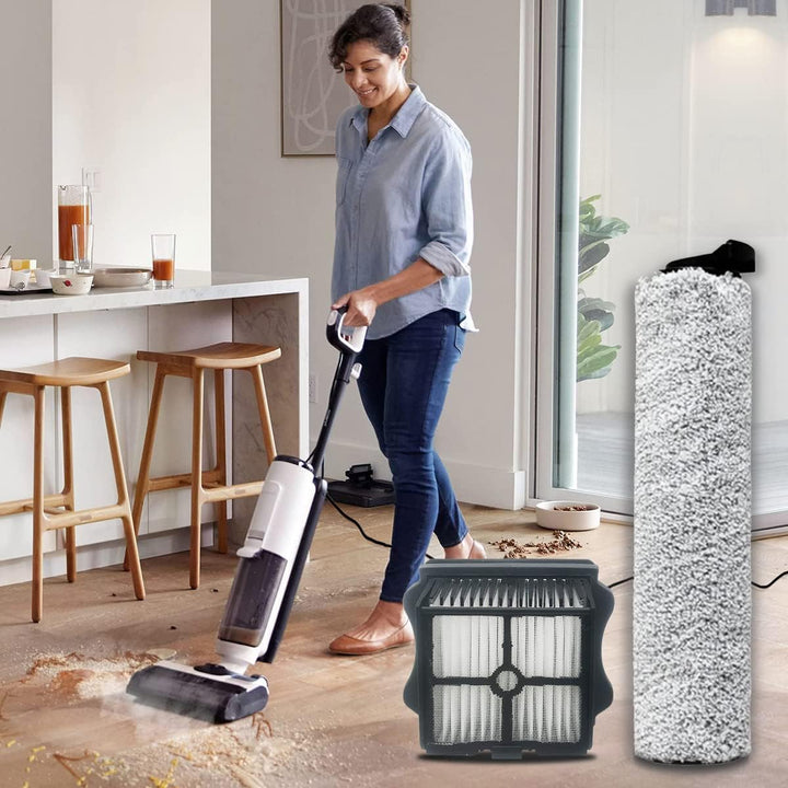 Ersatz-Bürstenwalze und Staubsaugerfilter für Tineco FLOOR ONE S5 STEAM Akku-Nass-Trocken-Staubsauge