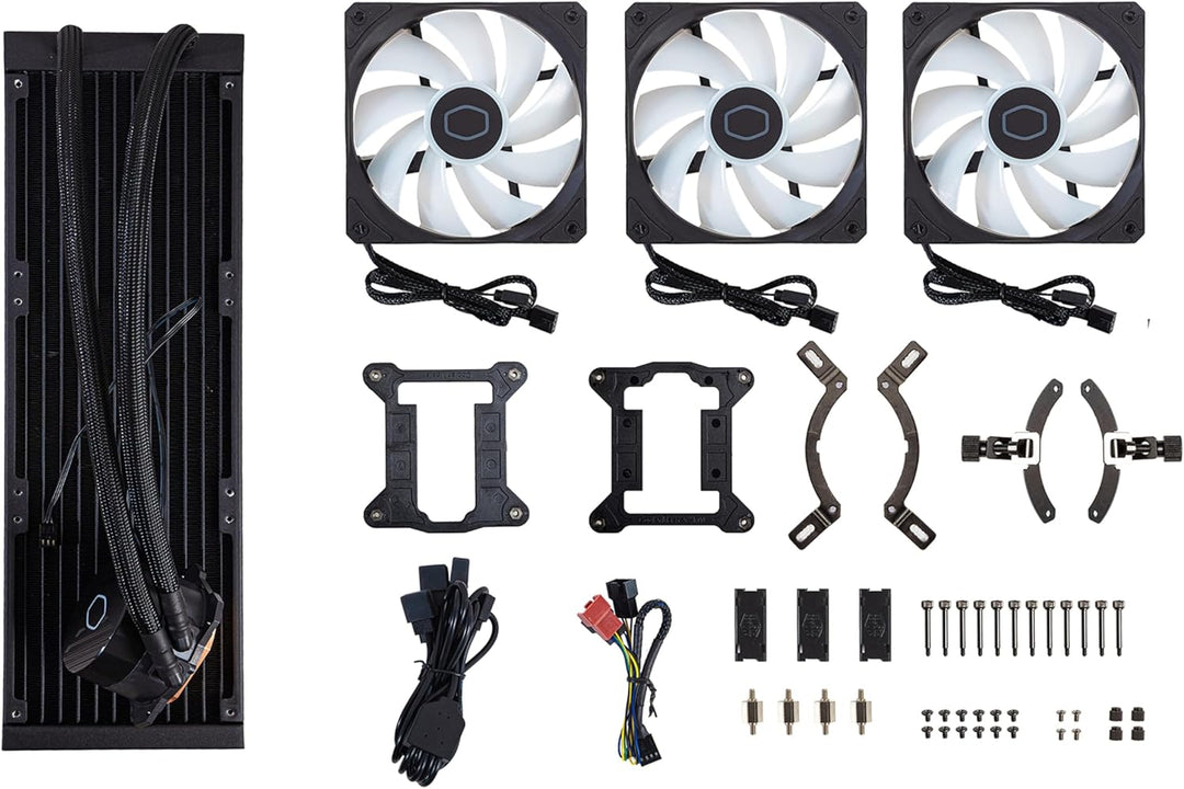 Cooler Master MasterLiquid 360L Core ARGB Wasserkühlung - CPU-Flüssigkeitskühler mit Zweikammer-Gen-