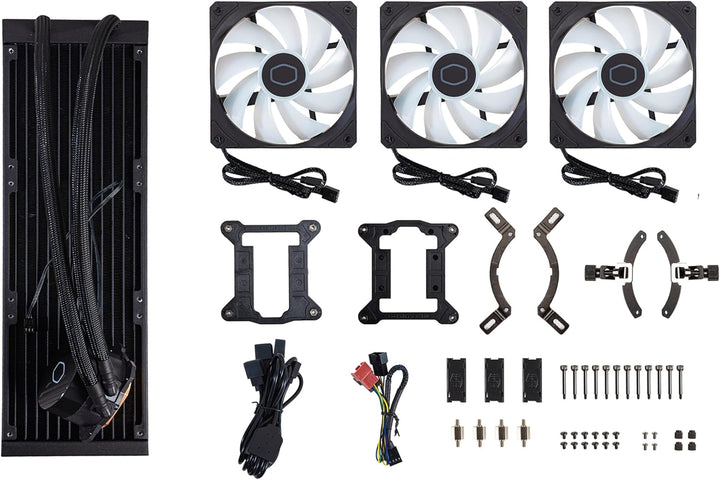 Cooler Master MasterLiquid 360L Core ARGB Wasserkühlung - CPU-Flüssigkeitskühler mit Zweikammer-Gen-