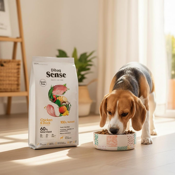 Dibaq Sense Grain Free Huhn & Ente, 100% natürliches Hundefutter 12 kg.