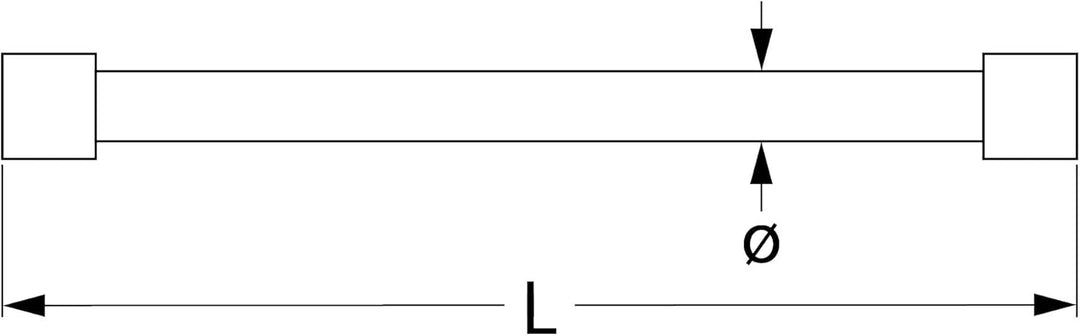 Bartscher Quarzheizkörper für Toaster A151600, AT350, AT360B 340W 76V Länge 385mm Anschluss Öse ø 11