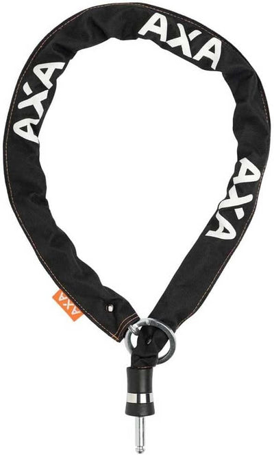 Axa 2231022715 - Kettenschloss Kettenschloss Schwarz 140 cm & M-Wave SPY Space Fahrradspiegel, schwa