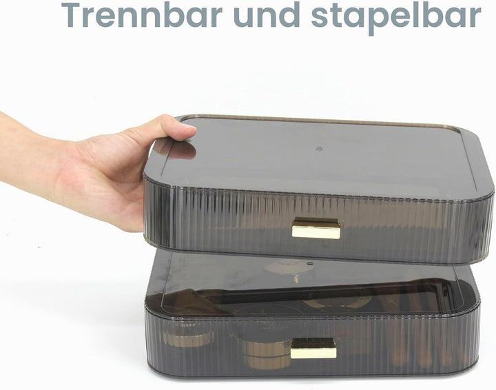 Makeup Organizer Schubladen stapelbar, Badezimmer Eitelkeit Veranstalter und Lagerung, ideal für Kos