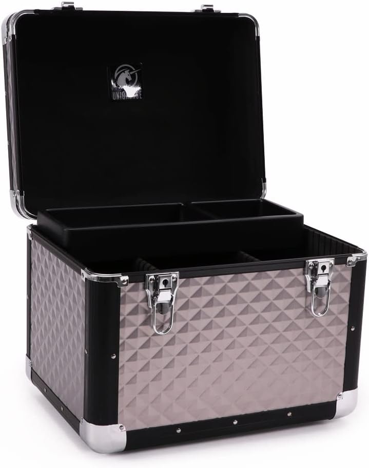 UNIQHORSE Putzbox Curve - Für Reiter und ihre Pferde entwickelt, Platinum Grey