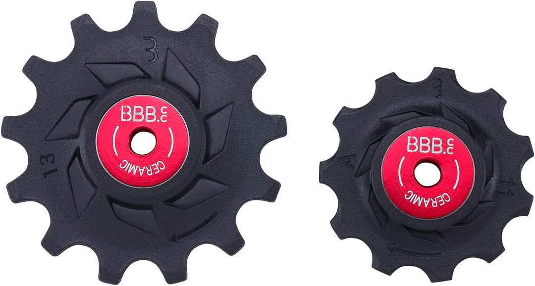 BBB Cycling Schaltrollen Keramik Derailleur Pulley 11-Zähne und 13-Zähne Hinten 11-Fach Jockey-Räder
