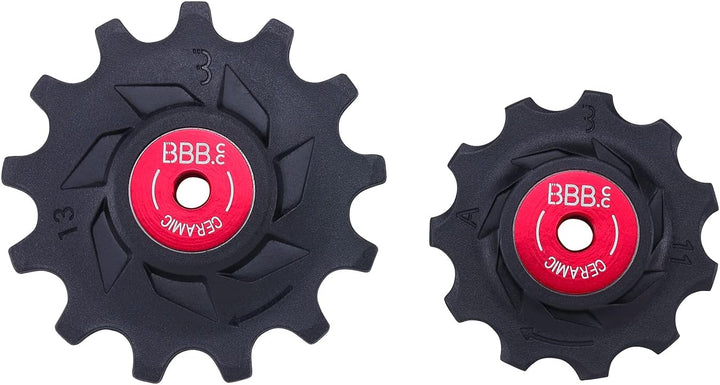 BBB Cycling Schaltrollen Keramik Derailleur Pulley 11-Zähne und 13-Zähne Hinten 11-Fach Jockey-Räder