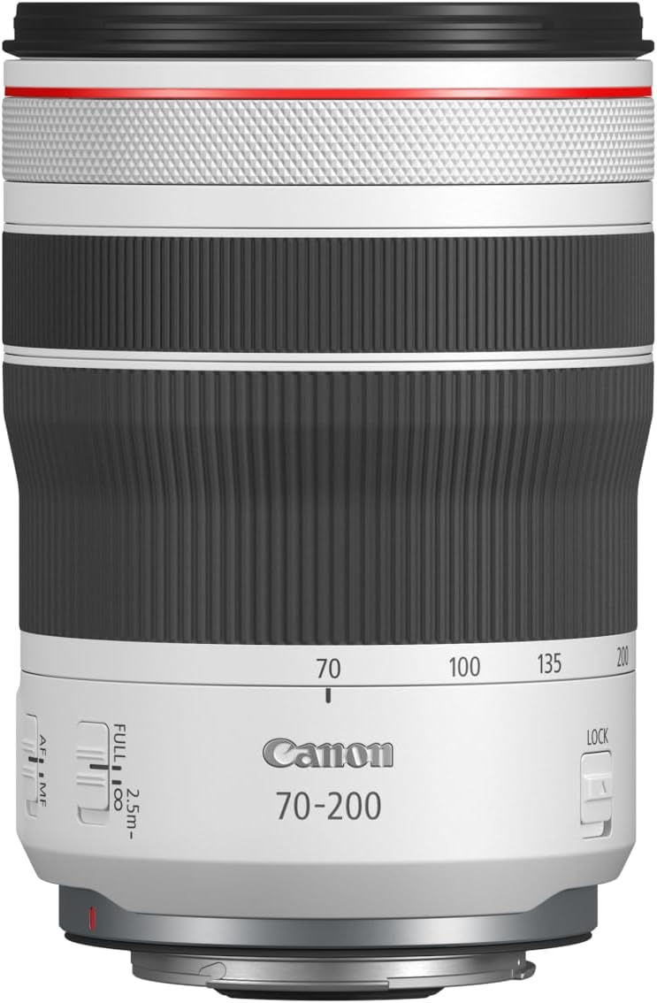 Canon RF 70-200mm F4L is USM Objektiv &amp; EF 75-300mm F4.0-5.6 III Zoomobjektiv (58mm Filtergewinde) s