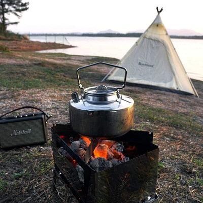 Fire-Maple Antarcti Tragbarer 1 Liter leichter Edelstahl-Campingkessel | Langlebige und tragbare Lag