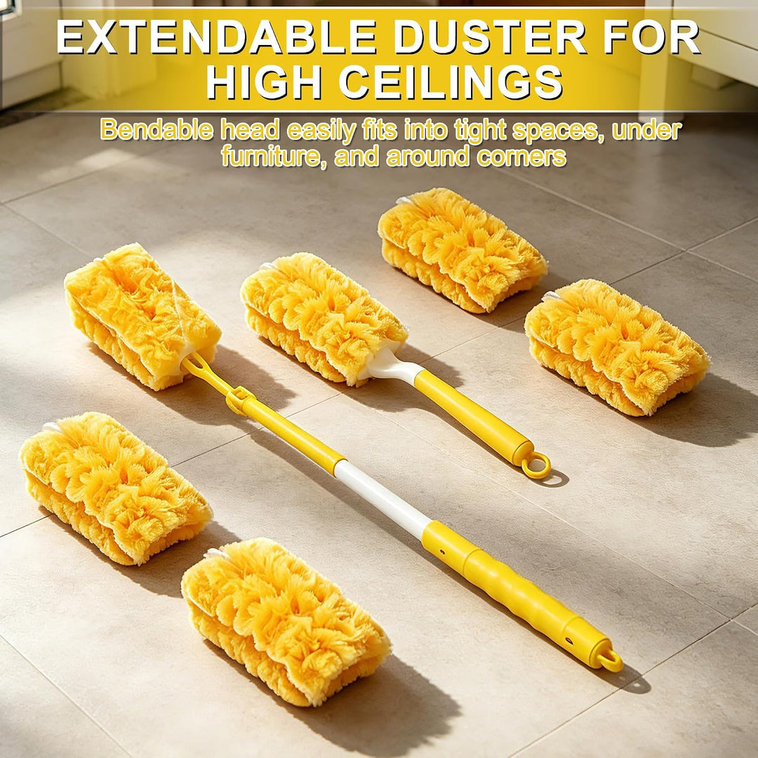 32 Stück für Swiffer staubmagnet Staubmagnet Nachfüllpack Set, 360° für Swiffer Duster nachfüllpack,