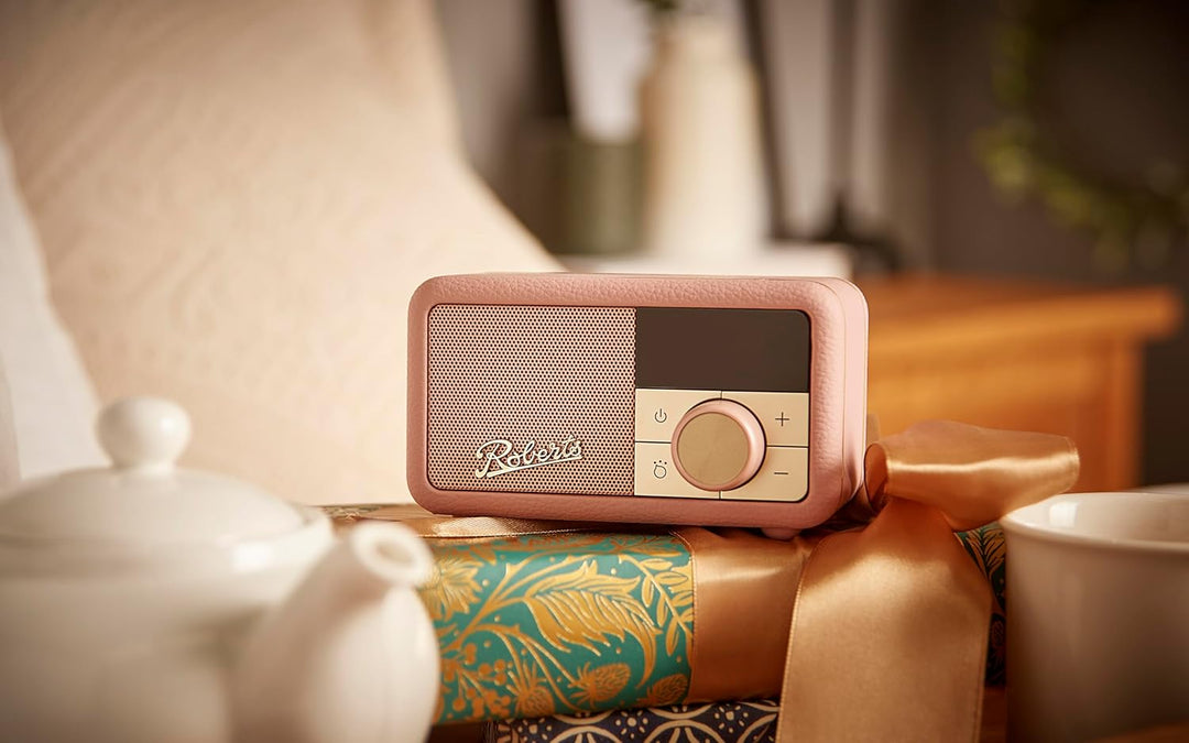 Radio Roberts Revival Petite – Tragbares Kompaktradio mit DAB+/FM, Bluetooth, 20 Stunden Akkulaufzei