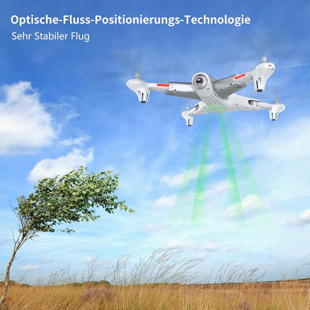 Loolinn | Drohne Quadrocopter mit Kamera HD für Kinder als Geschenk - Optischer Flusspositionierungs