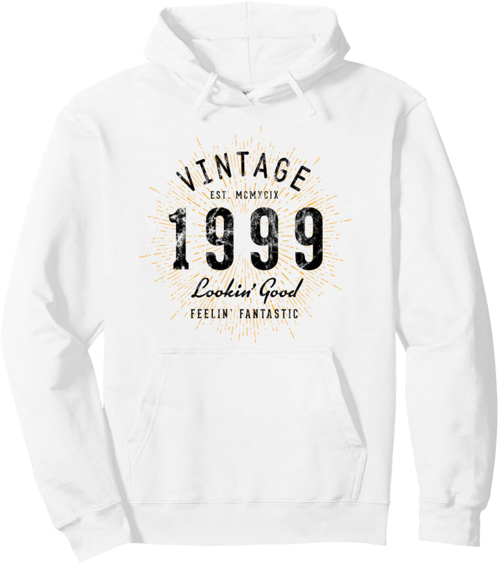 Vintage Geburtstag geboren 1999 Pullover Hoodie