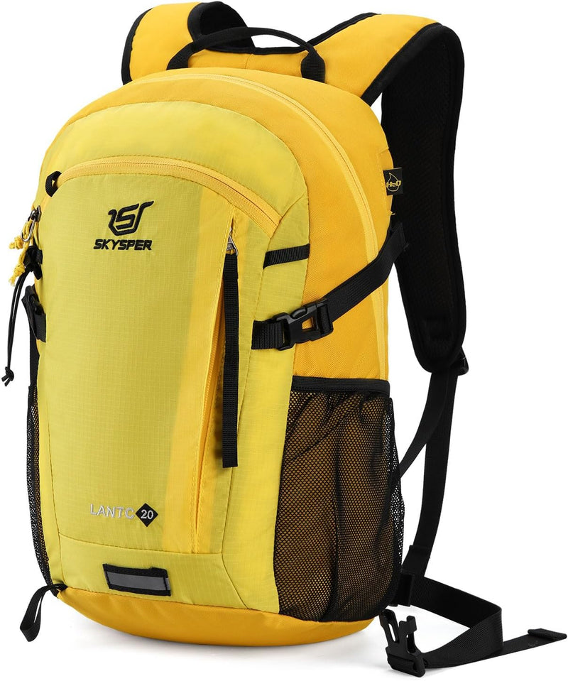 SKYSPER LANTC 20 Leicht Wanderrucksack 20L Klein Rucksack mit Rückenbelüftung Trekkingrucksack aus a