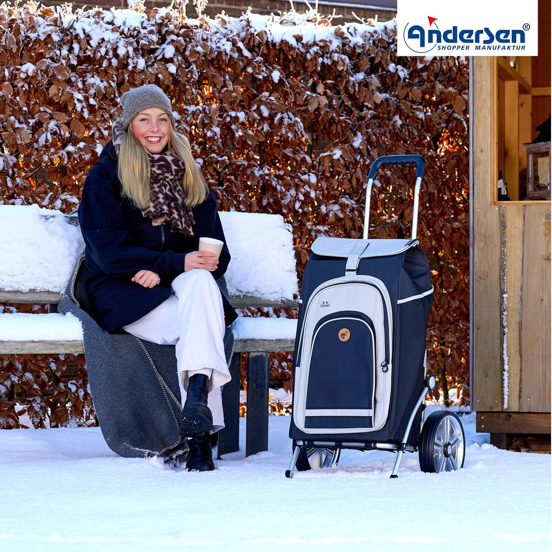 ANDERSEN Einkaufstrolley - Royal Shopper Hydro 2.1 schwarz 62 L Bike, Einkaufsroller, Rucksack, Ther