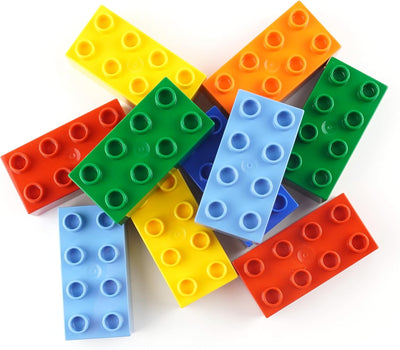 LEGO® DUPLO® 2x4 Bausteine bunt gemischt - 10 Stück - Bausteine für kreatives Bauen