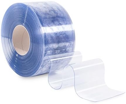 PVC-Lamellenvorhang Streifenvorhang Lamellen 20cm Br 1,50m Br. 2,10m H. Breite: 1,50m (9 Streifen),
