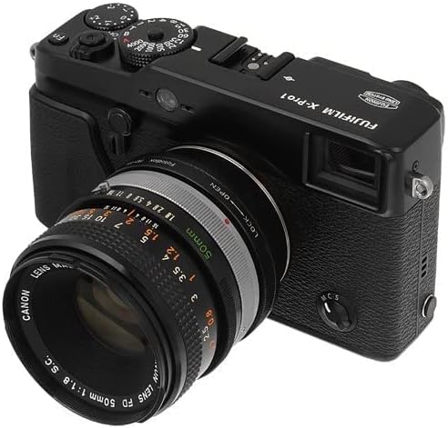 Fotodiox Lens Mount Adapter Compatible with Canon FD and FL Lenses on Fujifilm X-Mount Cameras Canon