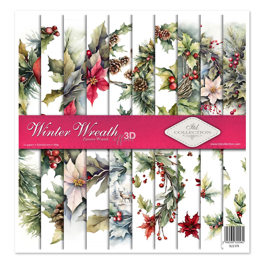 ITD Collection - Scrapbook Papier - Scrapbooking Set - Motivpapier zum Basteln - Dekorpapier 12x12 i