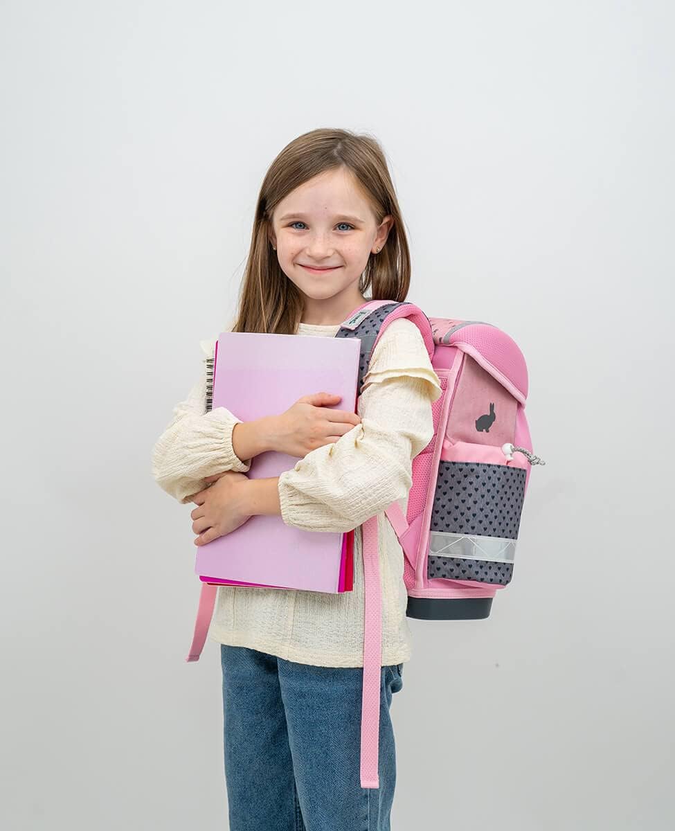 Belmil Classy Schulranzen Set 4 - teilig (403-13/AG/S) Bunny, Bunny