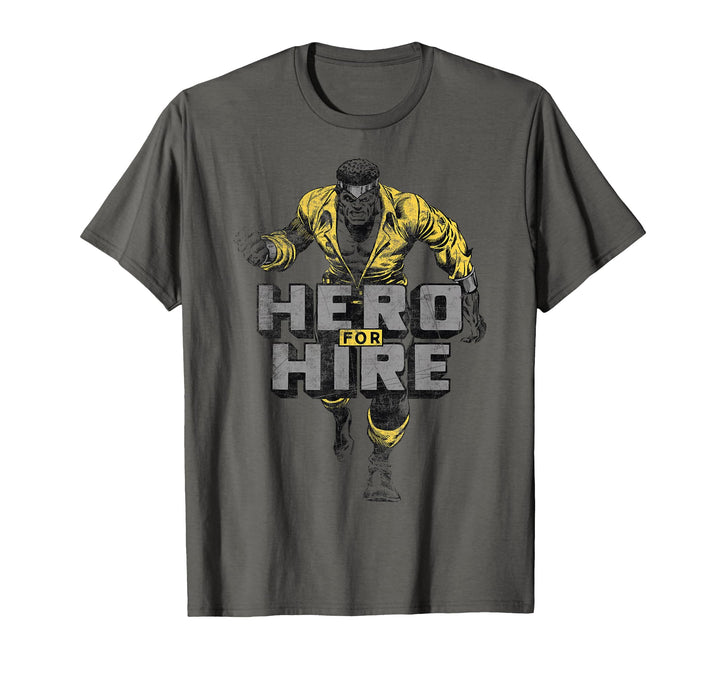 Women's Marvel Heroes For Hire Luke Cage Stance Graphic T-Shirt Large Brown