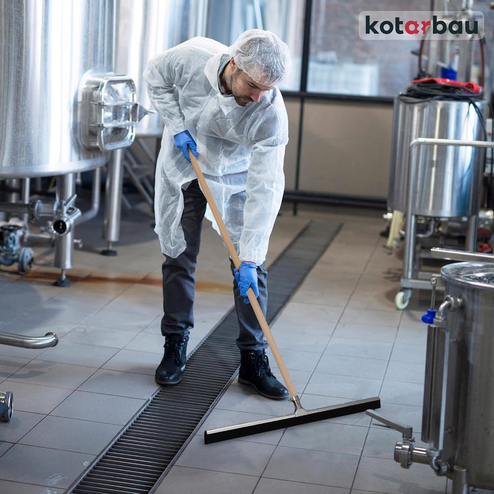 KOTARBAU® Gummiabzieher - Wasserschieber - 75 cm – Bodenabzieher - Schaumstoff-Wasserabzieher – für