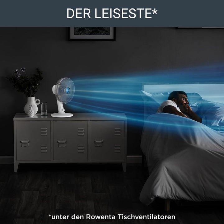 Rowenta VU2730 Turbo Silence Extreme+ Tischventilator | sehr leise und leistungsstark | 4 Geschwindi
