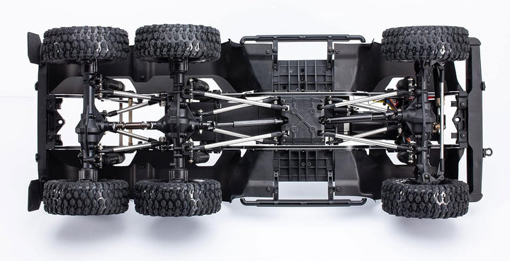 Amewi 22556 AMXRock RCX10.3B Scale Crawler 6x6 Pick-Up 1:10 ARTR schwarz