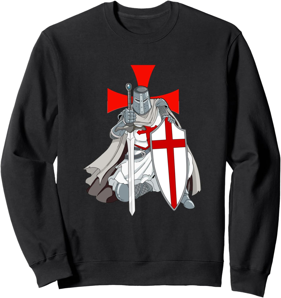 Templer Ritter Schild Geschenk Ritter Templer Sweatshirt