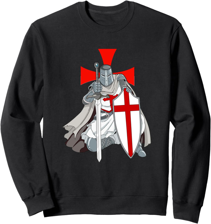 Templer Ritter Schild Geschenk Ritter Templer Sweatshirt