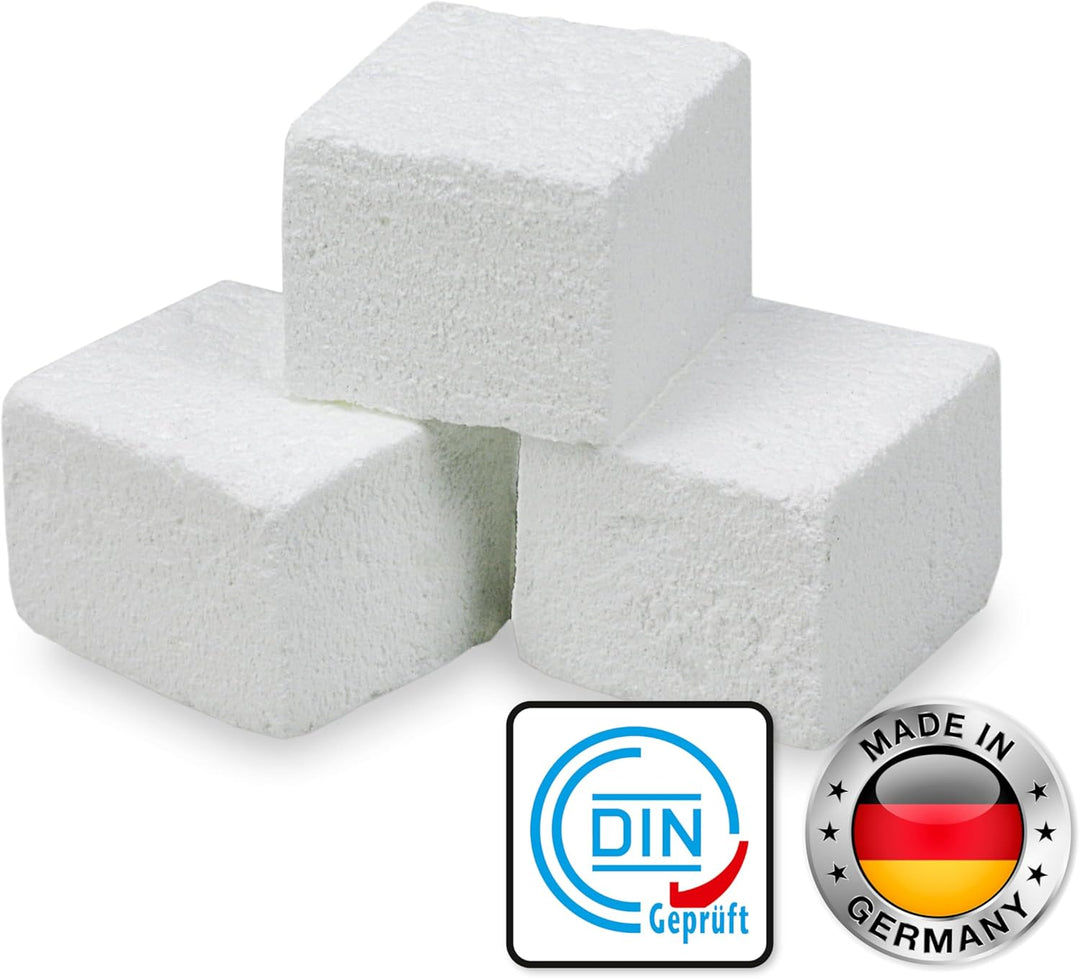FABRIKVERKAUF (12 Stück / max. 576 Würfel) Weisse Anzündwürfel, deutscher Hersteller, Grillanzünder,