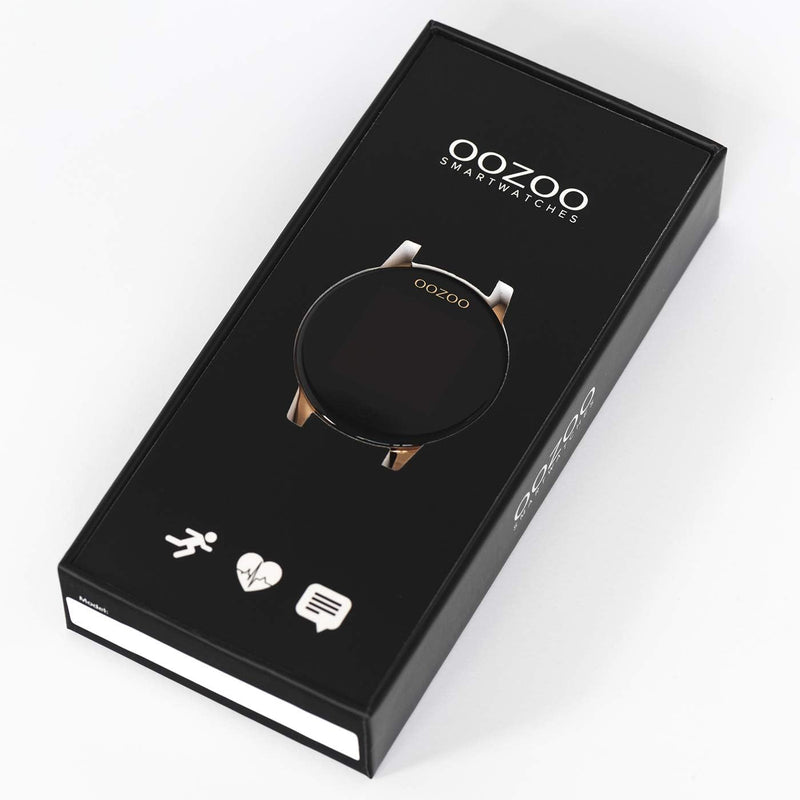 Oozoo Smartwatch Unisex Fitnessuhr (Gold), Gold