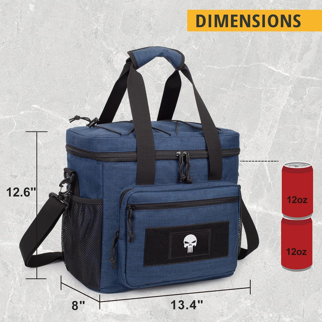 Taktische Lunch-Tasche für Männer, Isolierte und Auslaufsichere Lunchbox mit MOLLE-System, Grosse Kü