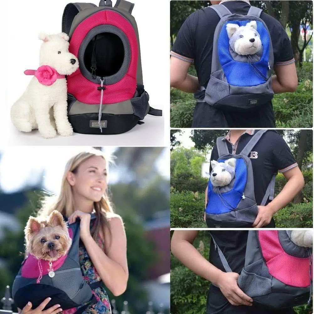 NHSUNRAY Haustier Rucksack Tragbarer Hundeträger Reise Haustiertaschen Verstellbare Haustiertasche R