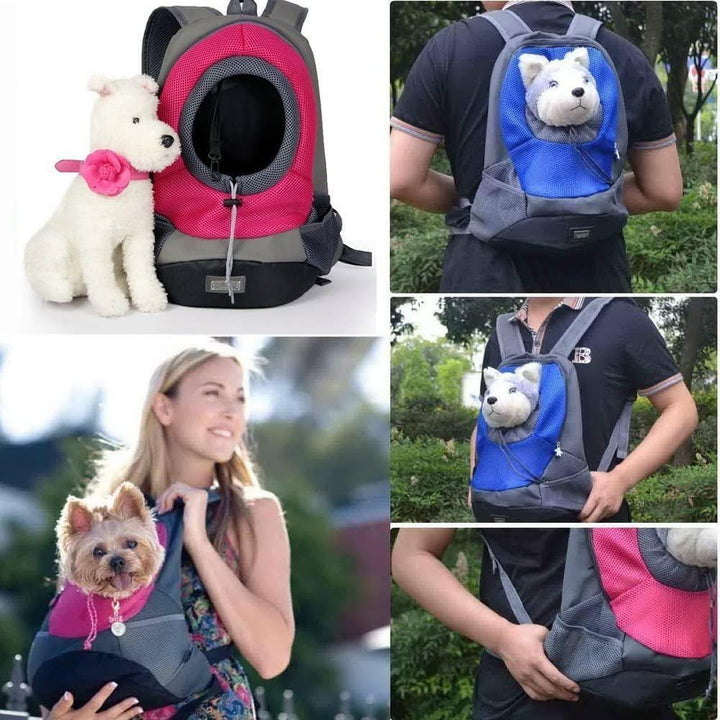 NHSUNRAY Haustier Rucksack Tragbarer Hundeträger Reise Haustiertaschen Verstellbare Haustiertasche R