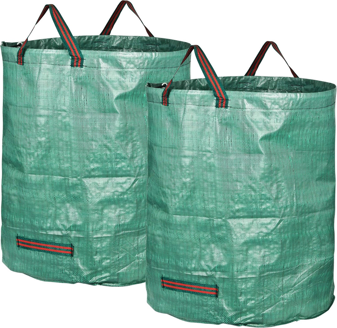 GardenMate 2X 272l Gartensack Laubsack Gartenabfallsack stabil - Gartensäcke für Gartenabfälle - Lau