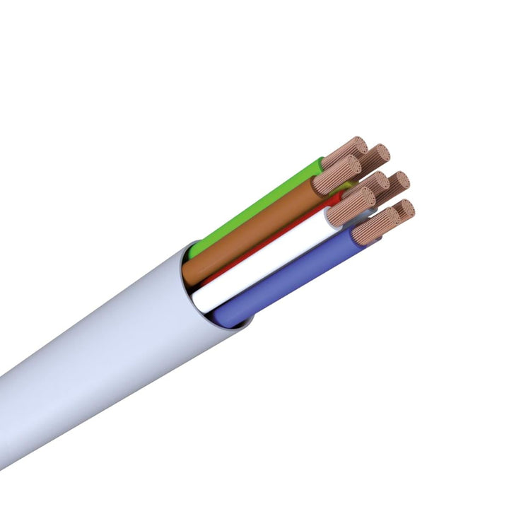 WITTKOWARE LiYY 8x0,25mm² Elektronik-Steuerleitung ohne Abschirmung, Kupfer, Mantelfarbe grau, Kabel