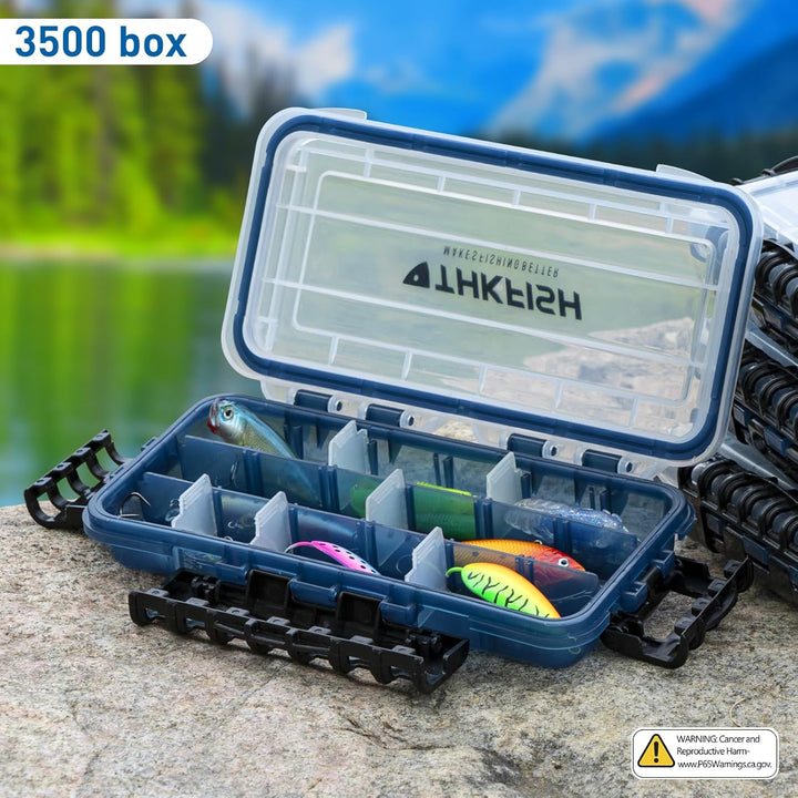 THKFISH Angelbox Köderbox, 3400/3500/3600/3700 Angeln Tackle Box, Angelkoffer, Wasserdicht Sich hin-