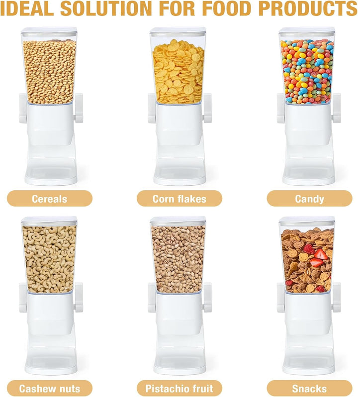 Tokokimo Müslispender, Zerkleinert Keine Cerealien Beim Ausgeben, 3,2L Cereal Dispenser & Cornflakes