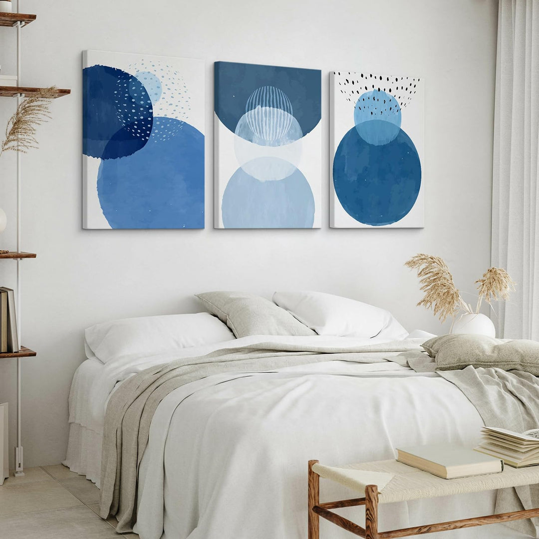 Muralo - Wandbilder Set - Leinwand Bilder Set Aufhängefertig - Bilder für Wohnzimmer Schlafzimmer -
