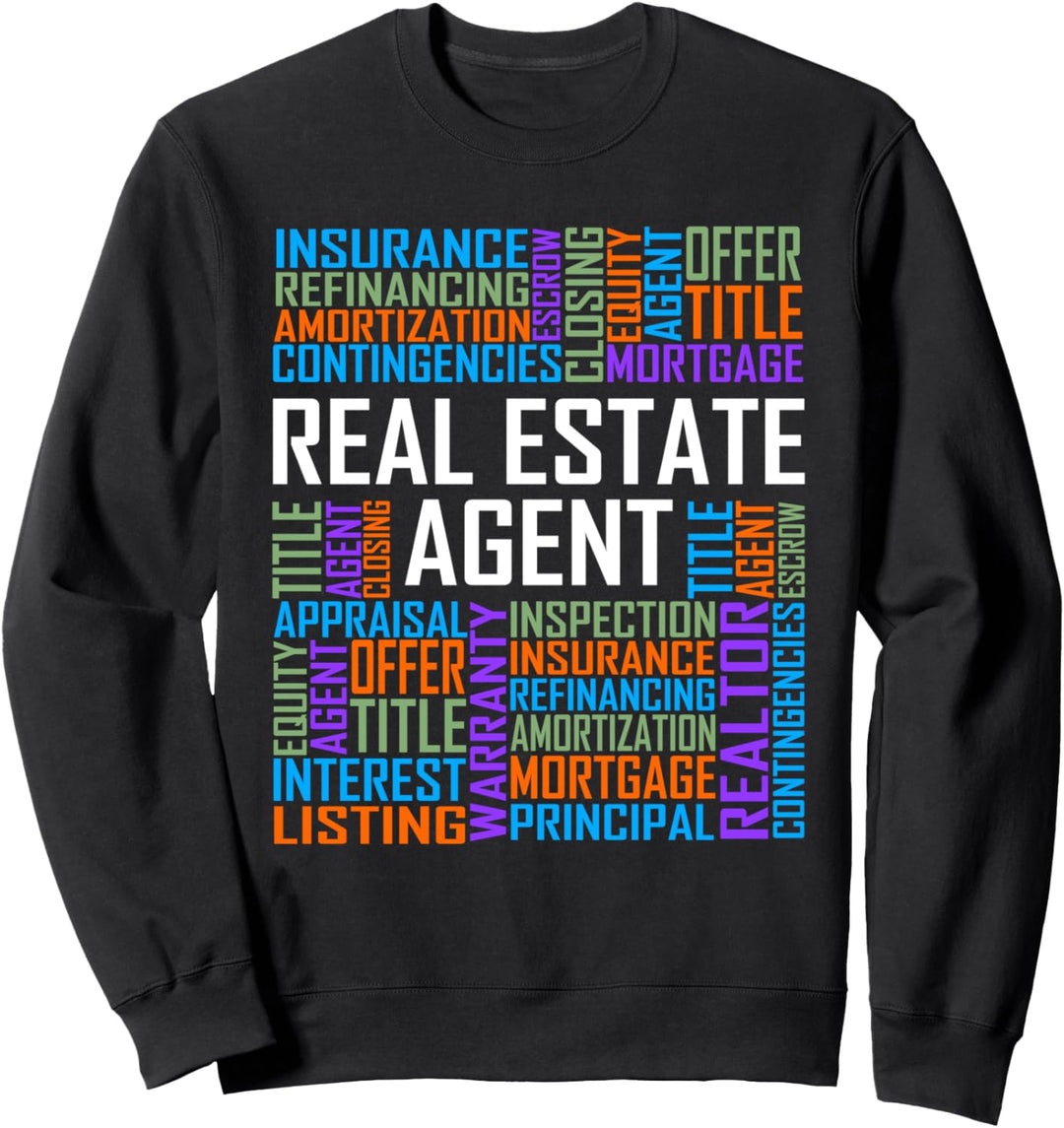 Stolze Immobilienmakler Worte Geschenkhausverkäufer Sweatshirt