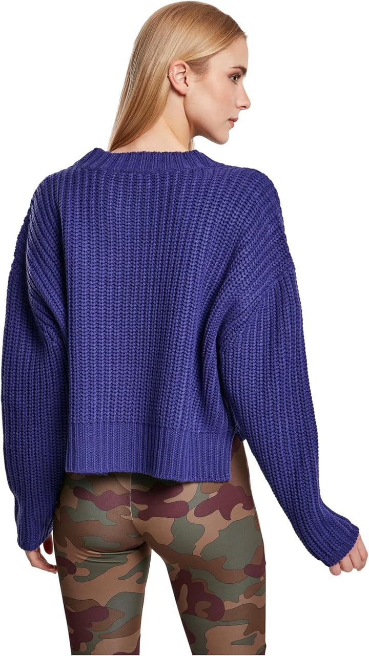 Urban Classics Damen Sweatshirt Ladies Wide Oversize Sweater Pullover für Frauen, in über 10 Farben