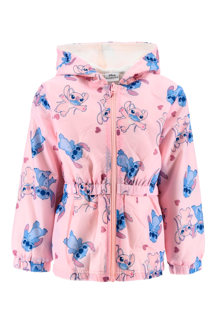 Disney Stitch Mädchen Jacke, Klassisches Sweatshirt Weiches Material, 3D Kapuzenjacke für Mädchen, G