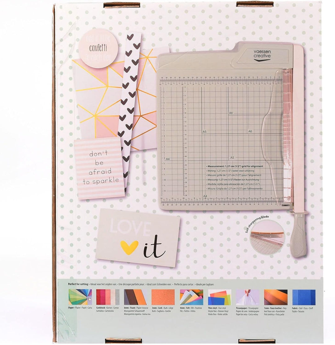 Vaessen Creative Hebelschneider 30cm Offwhite (Mintgrün)