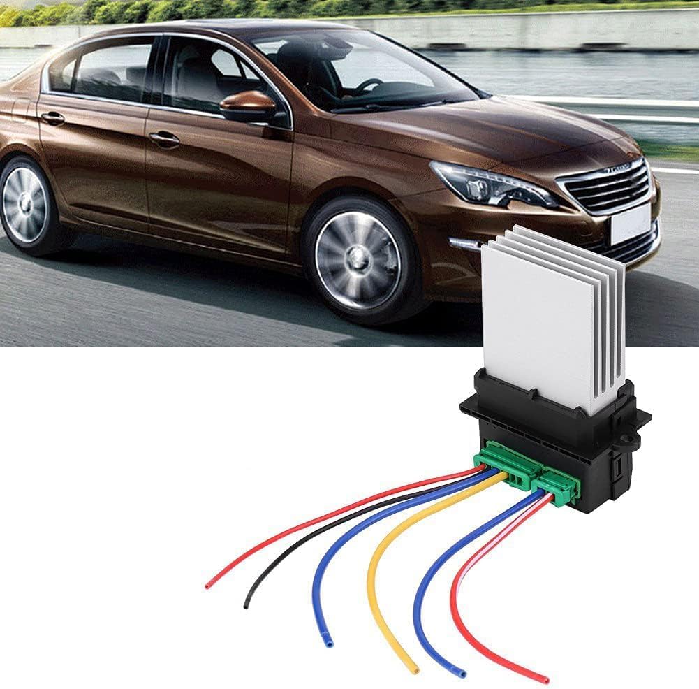 Gebläsewiderstand, Motorgebläse-Widerstand-Heizung mit Kabelstecker-Kabelbaum passend für Citroen C5