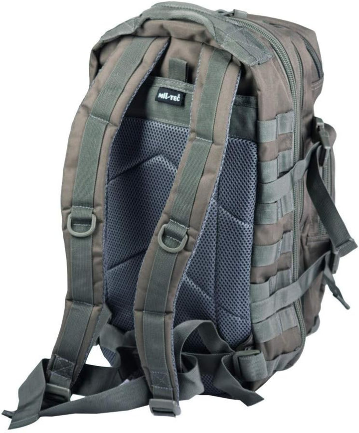 Mil-Tec US Assault Pack Tagesrucksack • Taktischer Militär Rucksack mit MOLLE-System • Kompakter Bun