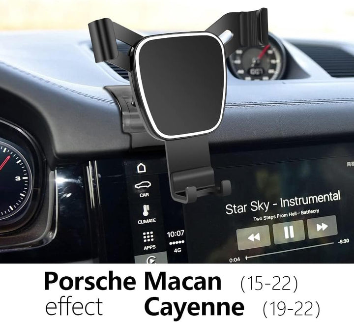 musttrue LUNQIN KFZ-Handyhalterung für 2015–2024 Porsche Macan und 2019–2023 Cayenne Autozubehör Nav