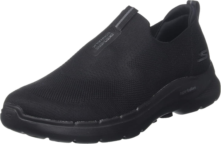 Skechers Herren Go Walk 6 Sneaker 39.5 EU Schwarz, 39.5 EU Schwarz