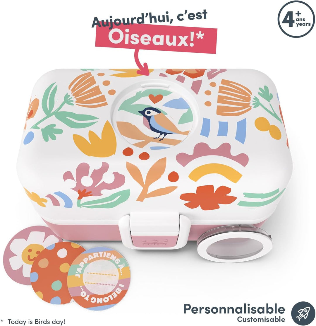 monbento - Brotdose Kinder MB Tresor - 3-Fächer Lunchbox für Kinder - Jausenbox Kinder - Ideal für S